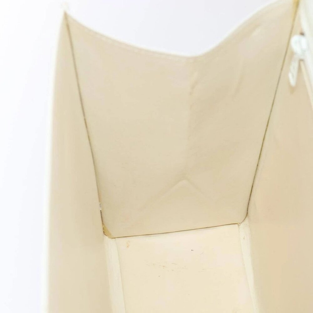 CELINE Shoulder Bag Leather 2way White Auth 83132 - Picture 11 of 16